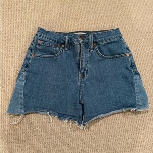 Madewell Distressed Denim Jean Shorts